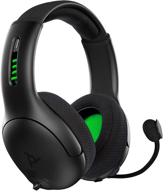 PDP LVL50 Cuffie Gaming Wireless, Per Giocare su Xbox Series X | S, Xbox One e PC Windows 10, Nero