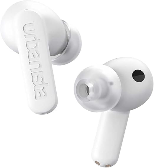 Urbanista Atlanta Auricolari Wireless con cancellazione Attiva del Rumore, Bianco Puro